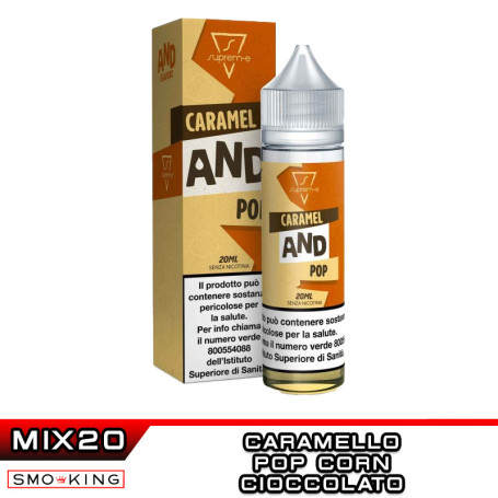 Caramel AND Pop Mix&Vape 20 ml Suprem-e Cioccolato Pop corn Caramello salato