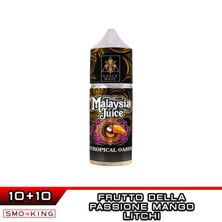 TROPICAL OASIS Malaysia Juice Mini Shot 10+10 ml Shock Wave by ADG