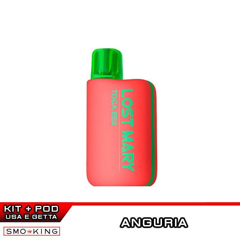 Lost Mary Ricaricabile Prezzo Lost Mary TOCA AIR Kit Batteria Ricaricabile  750mAh + Pod WATERMELON Elfbar