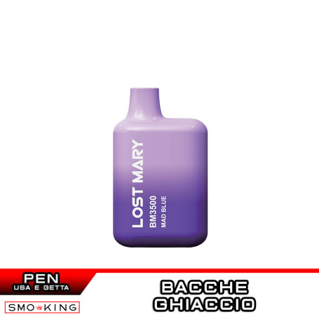 Lost Mary BM3500 Mad Blue Usa e Getta 3500 Puff Elfbar
