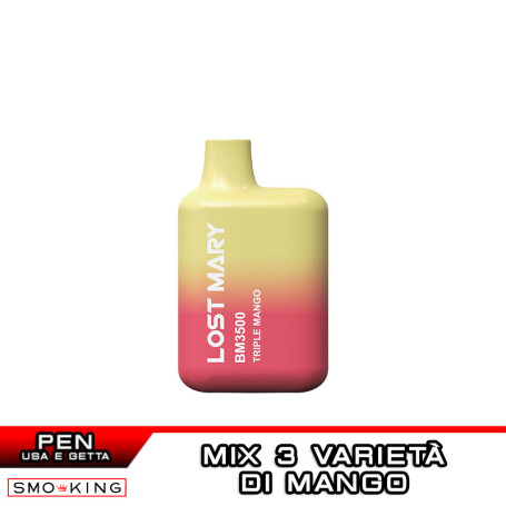 Lost Mary BM3500 Triple Mango Usa e Getta 3500 Puff Elfbar