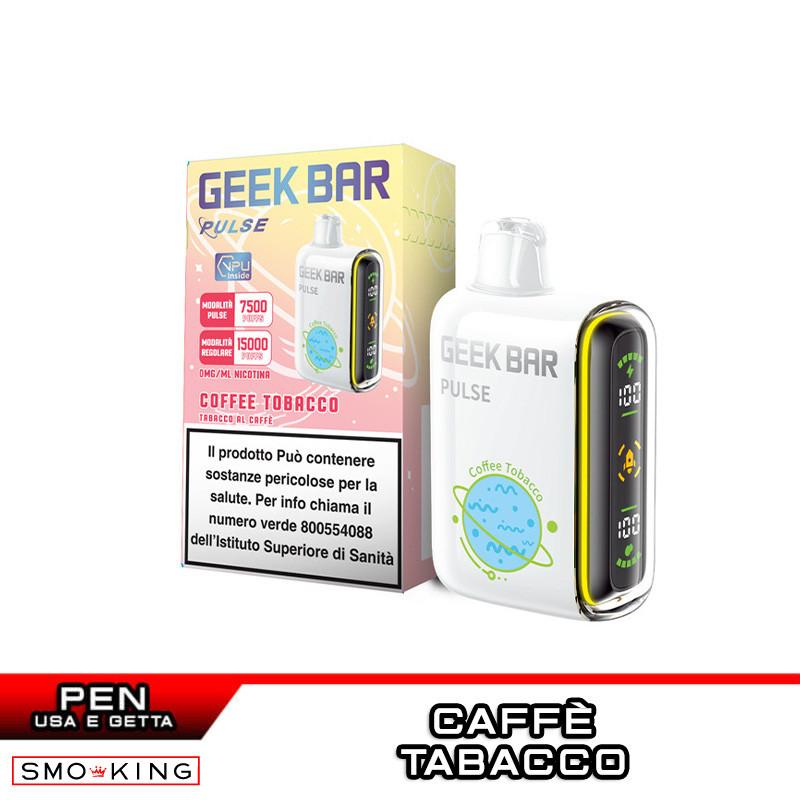 Geekbar Pulse 650mAh COFFEE TOBACCO Sigaretta Usa e Getta