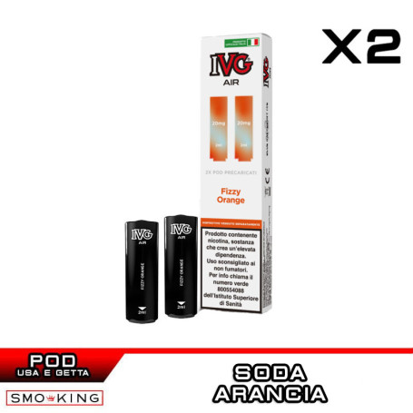 FIZZY ORANGE IVG Air Prefilled Pod 2 Pezzi