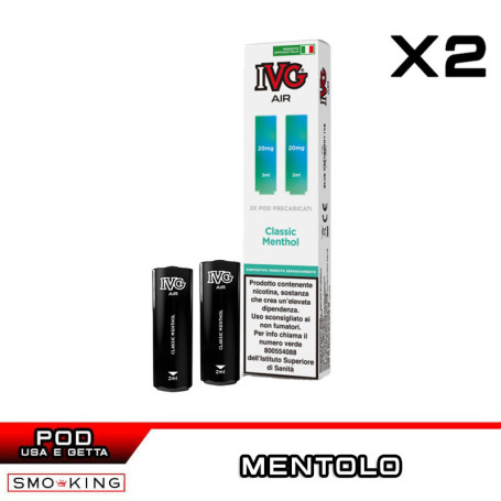 CLASSIC MENTHOL IVG Air Prefilled Pod 2 Pezzi