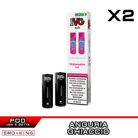 WATERMELON ICE IVG Air Prefilled Pod 2 Pezzi
