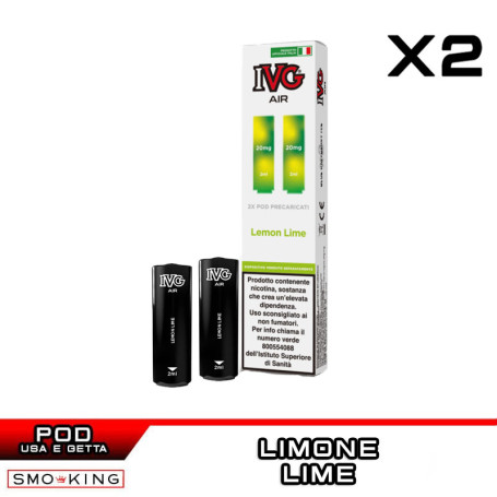LEMON LIME IVG Air Pod Precaricata 2 Pezzi Limone Lime