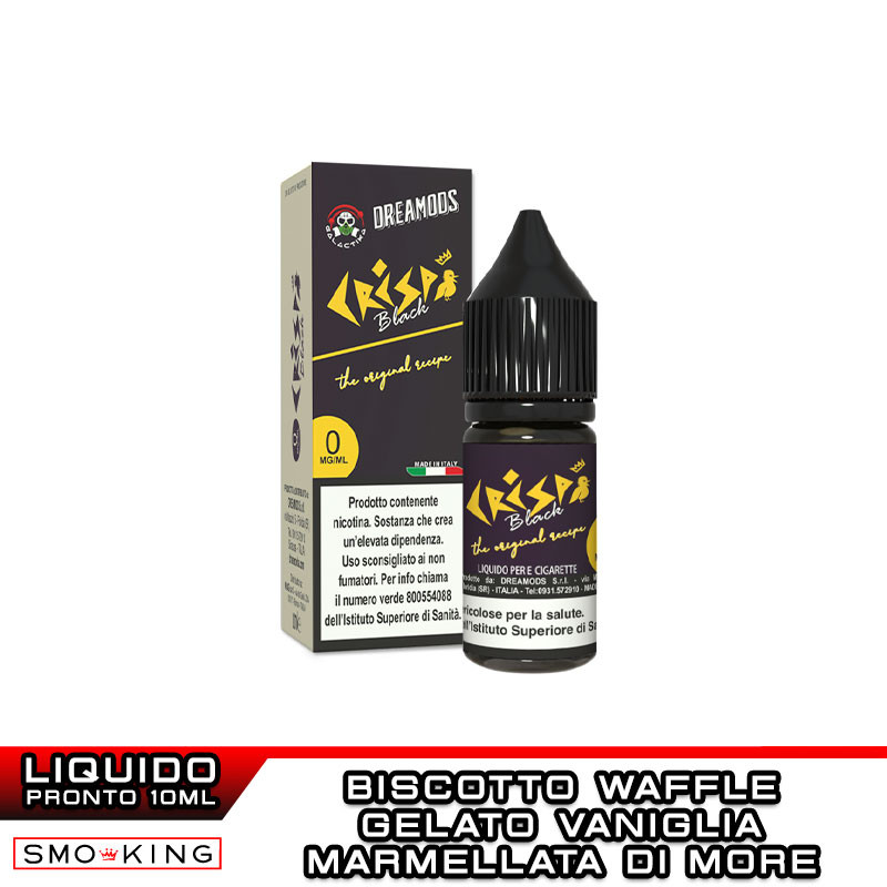 geekvape aegis solo 3 istruzioni CRISPI BLACK Liquido Pronto Nicotina 10 ml Galactika & Dreamods