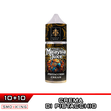 PISTACCHIO CREAM Malaysia Juice Mini Shot 10+10 ml Shock Wave by ADG Lime Vaniglia Crema Ice