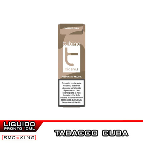TABACCO CUBA Liquido Pronto Sali di Nicotina 10ml TUBINO Sigaro Cubano