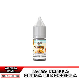 CRASTY Aroma Concentrato 10ml JUSTY FLAVOR Pasta Frolla Crema Nocciola CRASTY Aroma Concentrato 10ml JUSTY FLAVOR Pasta Frolla Crema Nocciola