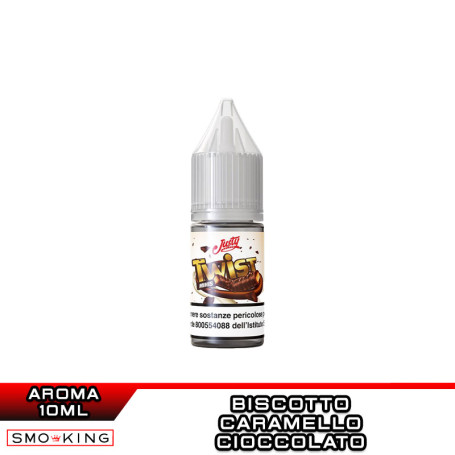 TWIST Aroma Concentrato 10ml JUSTY FLAVOR Biscotto Caramello Cioccolato