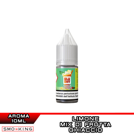 LIMONE E FRUTTI MISTI Slushy Aroma Concentrato 10ml JUSTY FLAVOR Limone Mix di Frutta Ice