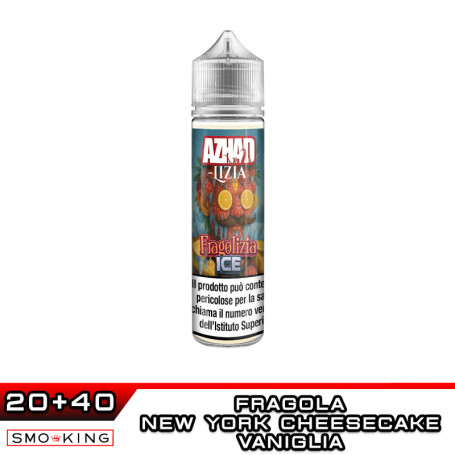 FRAGOLIZIA ICE - LIZIA Aroma 20 ml AZHAD Fragola New York Cheesecake Vaniglia