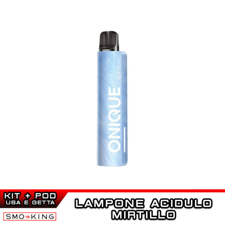 ONIQUE WAVI Kit Pod Mod 800mAh + Pod BLUEBERRY SOUR RASPBERRY Onique