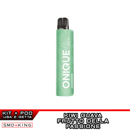 ONIQUE WAVI Kit Pod Mod 800mAh + Pod KIWI PASSION FRUIT GUAVA Onique