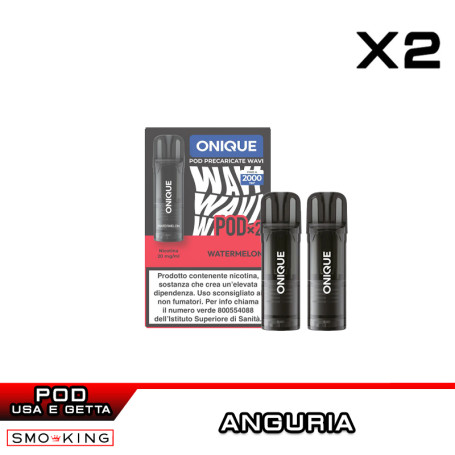 WATERMELON Onique WAVI Pod Precaricata 2 Pezzi Anguria