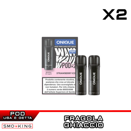 STRAWBERRY ICE Onique WAVI Pod Precaricata 2 Pezzi Fragola Ice