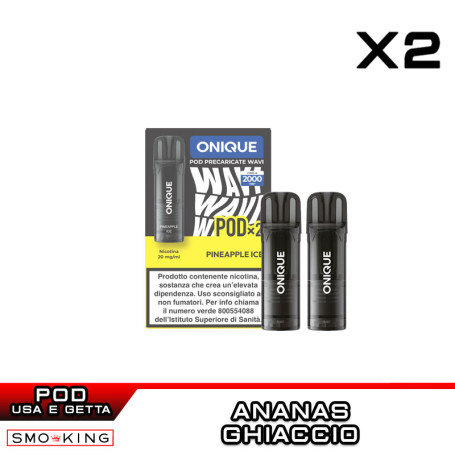 PINEAPPLE ICE Onique WAVI Pod Precaricata 2 Pezzi Ananas Ice