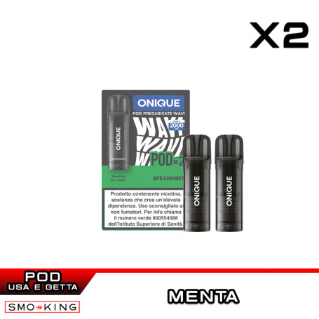SPEARMINT Onique WAVI Pod Precaricata 2 Pezzi Menta
