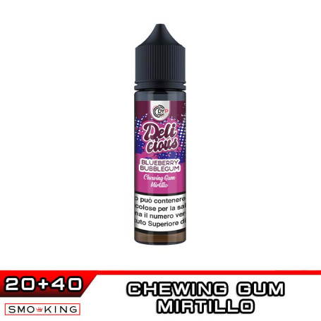 Delicious BLUEBERRY BUBBLEGUM Aroma Shot 20ml DYP Chewing Gum Mirtillo