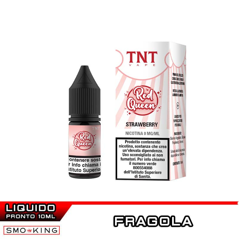 Queen Vap RED QUEEN Liquido Pronto Nicotina 10ml Tnt Vape | SmoKing