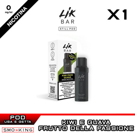 KIWI PASSION GUAVA Lik Bar STILL Pod Usa e Getta Suprem-e 1 Pezzo