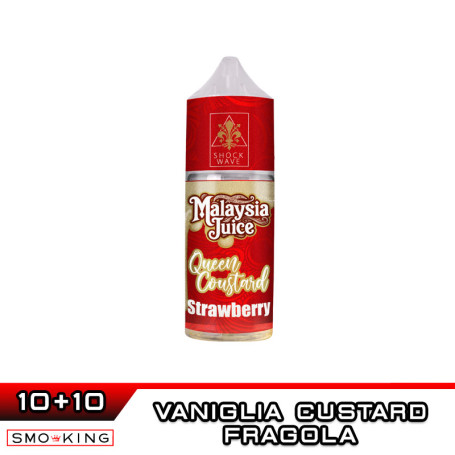 QUEEN COUSTARD STRAWBERRY Malaysia Juice Mini Shot 10+10 ml Shock Wave by ADG