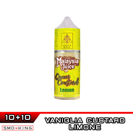 QUEEN COUSTARD LEMON Malaysia Juice Mini Shot 10+10 ml Shock Wave by ADG