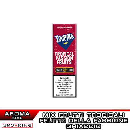 Tropika Ice TROPICAL PASSIONFRUIT Aroma Concentrato 10ml FASHION VAPE Frutti Tropicali Frutto Passione Ice