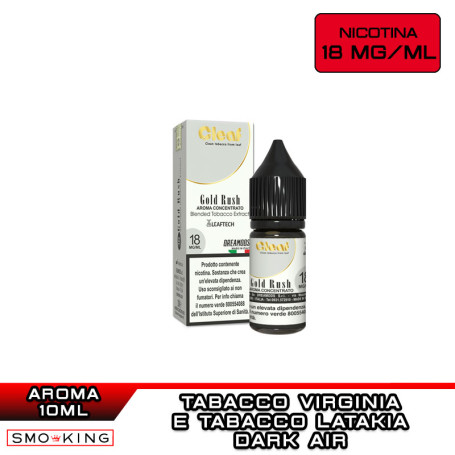GOLD RUSH Leaftech CLEAF Flavor Concentrate 10ml Nicotine 18mg/ml DREAMODS