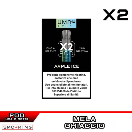 Apple Ice UMA SWAP Pod Precaricate UMA.mi 2ml - 2 pezzi