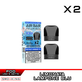 BLUE RAZZ LEMONADE AIR BAR MINI PRO Prefilled Pod AIRBAR 2 Pieces