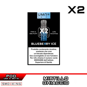 Blueberry Ice UMA SWAP Pod Precaricate UMA.mi 2ml - 2 pezzi - Mirtillo Ice