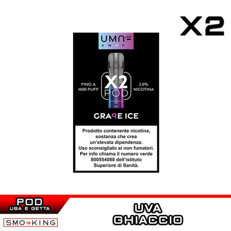 Grape Ice UMA SWAP Prefilled Pod UMA.mi 2ml - 2 pieces