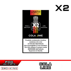 Cola Lime UMA SWAP Pod Precaricate UMA.mi 2ml - 2 pezzi - Cola Lime
