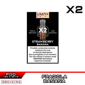 Strawberry Banana UMA SWAP Prefilled Pod UMA.mi 2ml - 2 pieces