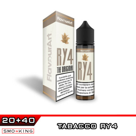 RY4 The Original Aroma Shot 20ml FLAVOURART Tabacco Caramello Vaniglia