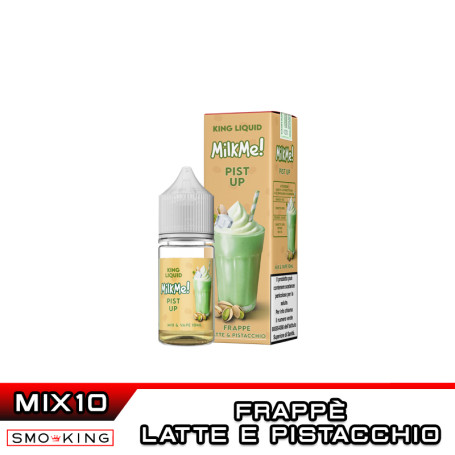 MILK ME! Pist Up Mix&Vape 10+10 ml King Liquid Frappè Latte Pistacchio