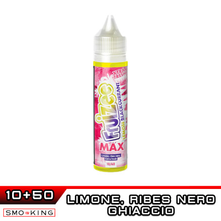 LEMON BLACKCURRANT FRUIZEE MAX Aroma Shot 10 ml in 60 ml Eliquid France Lampone Fragole Ice
