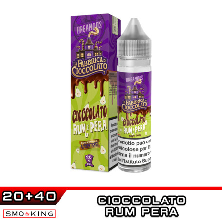 CIOCCOLATO RUM E PERA La Fabbrica di Cioccolato Aroma Shot 20 ml Dreamods Cioccolato Rum Pera