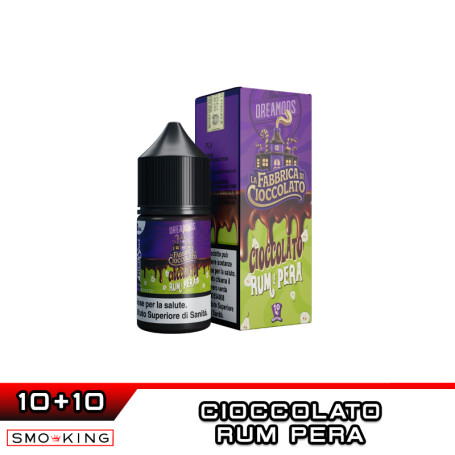 CIOCCOLATO RUM E PERA La Fabbrica di Cioccolato Mini Shot 10+10 ml Dreamods Cioccolato Rum Pera