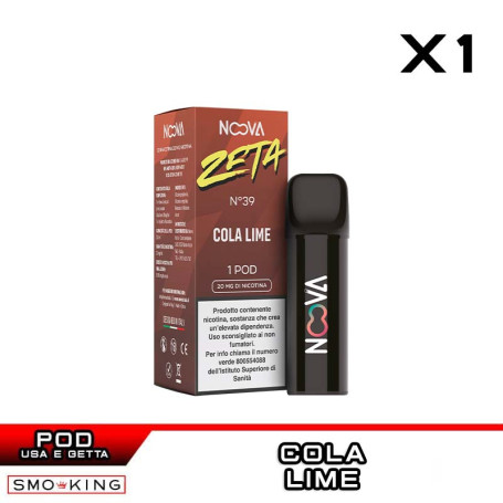 COLA LIME N.39 ZETA Pod Usa e Getta NOOVA 1 Pezzo Cola Lime