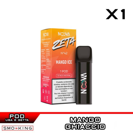 MANGO ICE N.24 ZETA Disposable Pod NOOVA 1 Piece