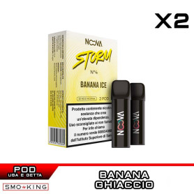 BANANA ICE N.4 Storm Pod Usa e Getta NOOVA 2 Pezzi Banana Ice