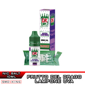 DK Salts DRAGON RAZZ GRAPE eLiquid Nicotine Salts 10ml DONUT KING