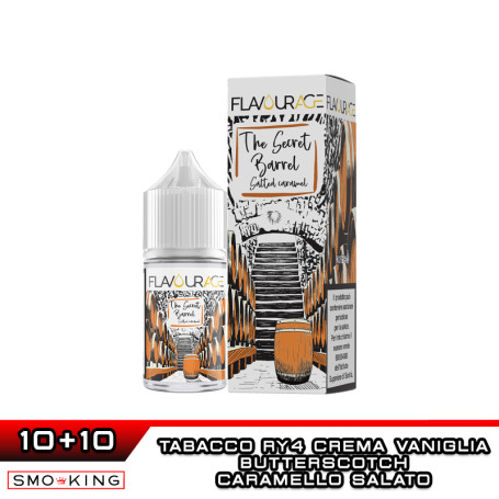 THE SECRET BARREL SALTED CARAMEL Mini Shot 10+10 ml FLAVOURAGE