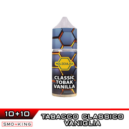 Molecular CLASSIC TOBAK VANILLA Mini Shot 10+10ml Angolo Della Guancia Tabacco Classico Vaniglia