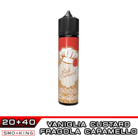 Take A Break RED CUSTARD Aroma Shot 20ml BLENDFEEL Vaniglia Custard Fragola Caramello