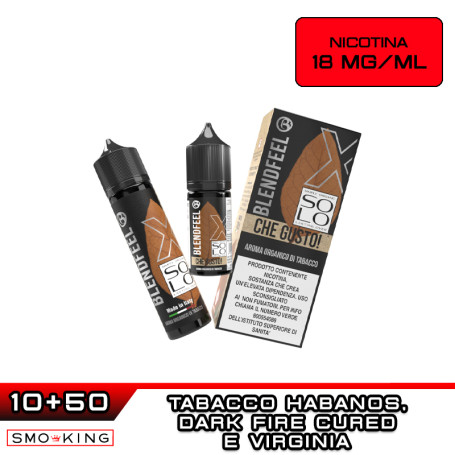 CHE GUSTO SOLO X60 Liquido Shot 10ml (10+50) BLENDFEEL
