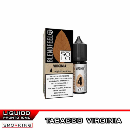 VIRGINIA Solo 10ml Ready Liquid Nicotine Blendfeel
